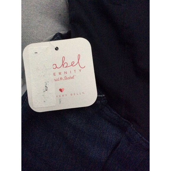 NWT, Isabel Maternity, Size 2, Blue Jean Short - Picture 3 of 5